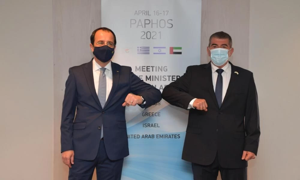 Συνάντηση ΥΠΕΞ Ισραήλ, ΗΑΕ, Ελλάδας και Κύπρου στην Πάφο-Το Τελ Αβίβ αναφέρει για κοινό άξονα κατά Τουρκίας